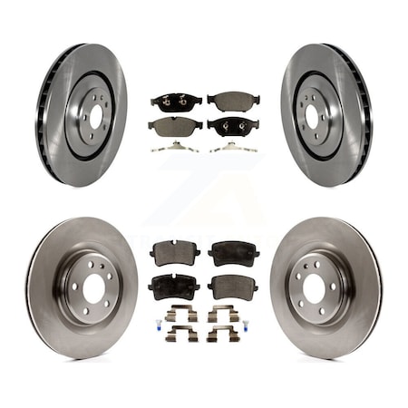 Transit Auto Front Rear Disc Brake Rotors And Ceramic Pads Kit For Audi A7 Quattro K8T-104234